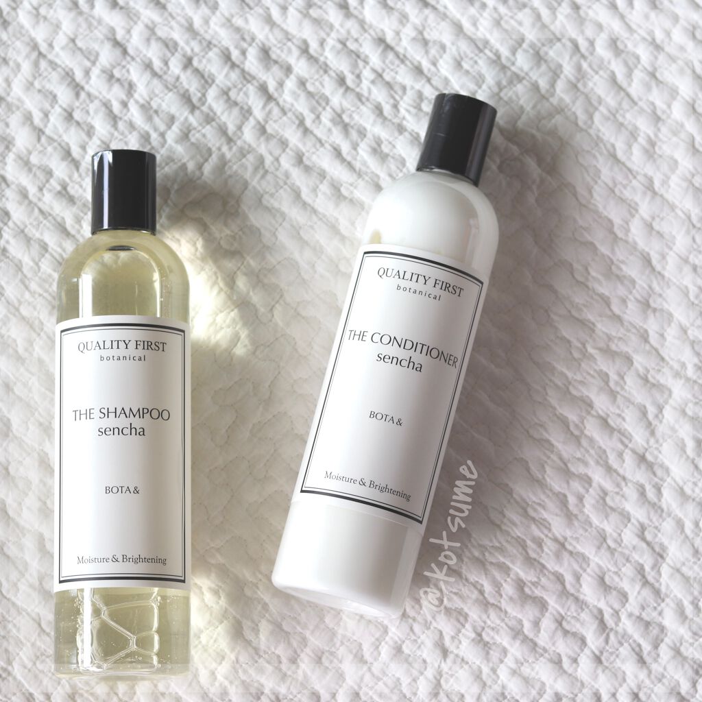 ボタアンド ザ シャンプー <sencha>/クオリティファースト/市販シャンプーを使ったクチコミ（1枚目）
