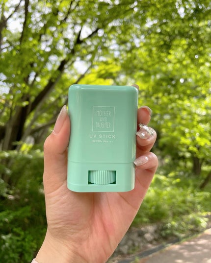クリアUVスティック H/Mother&Daughter/日焼け止めスティックを使ったクチコミ(1枚目)