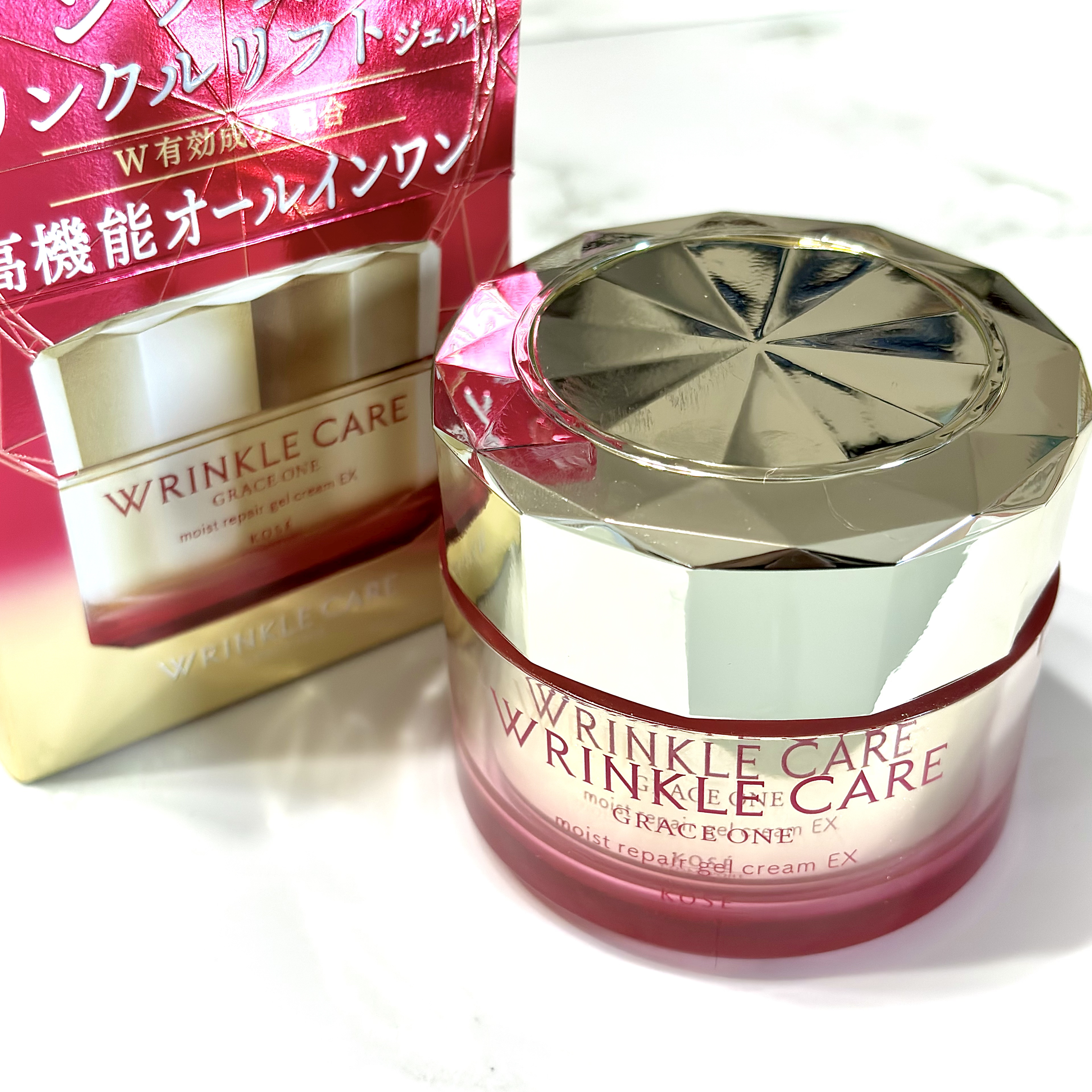 リンクルケア モイストジェルクリーム 100g/グレイスワン/オールインワン化粧品を使ったクチコミ（2枚目）