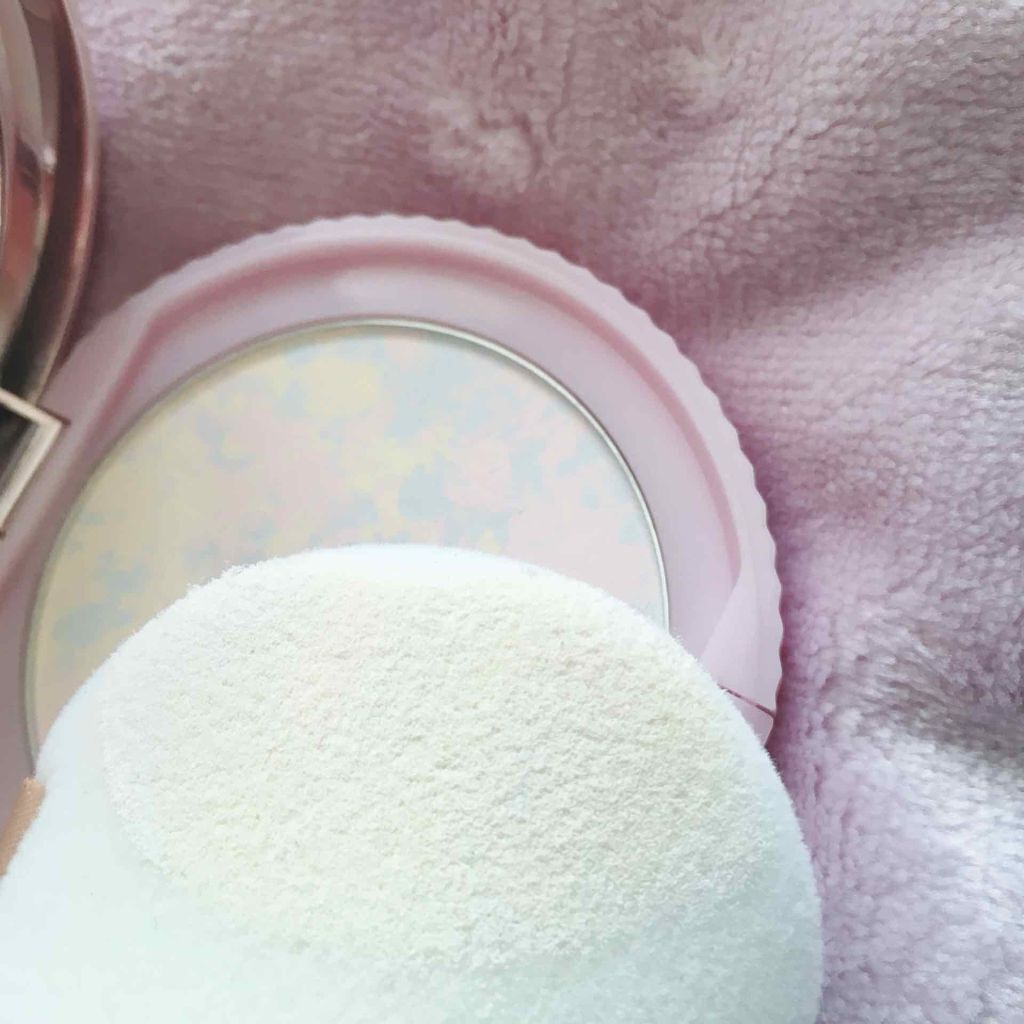 トランスペアレントフィニッシュパウダー SA シャイニーアクアマリン/キャンメイク/プレストパウダーを使ったクチコミ（3枚目）