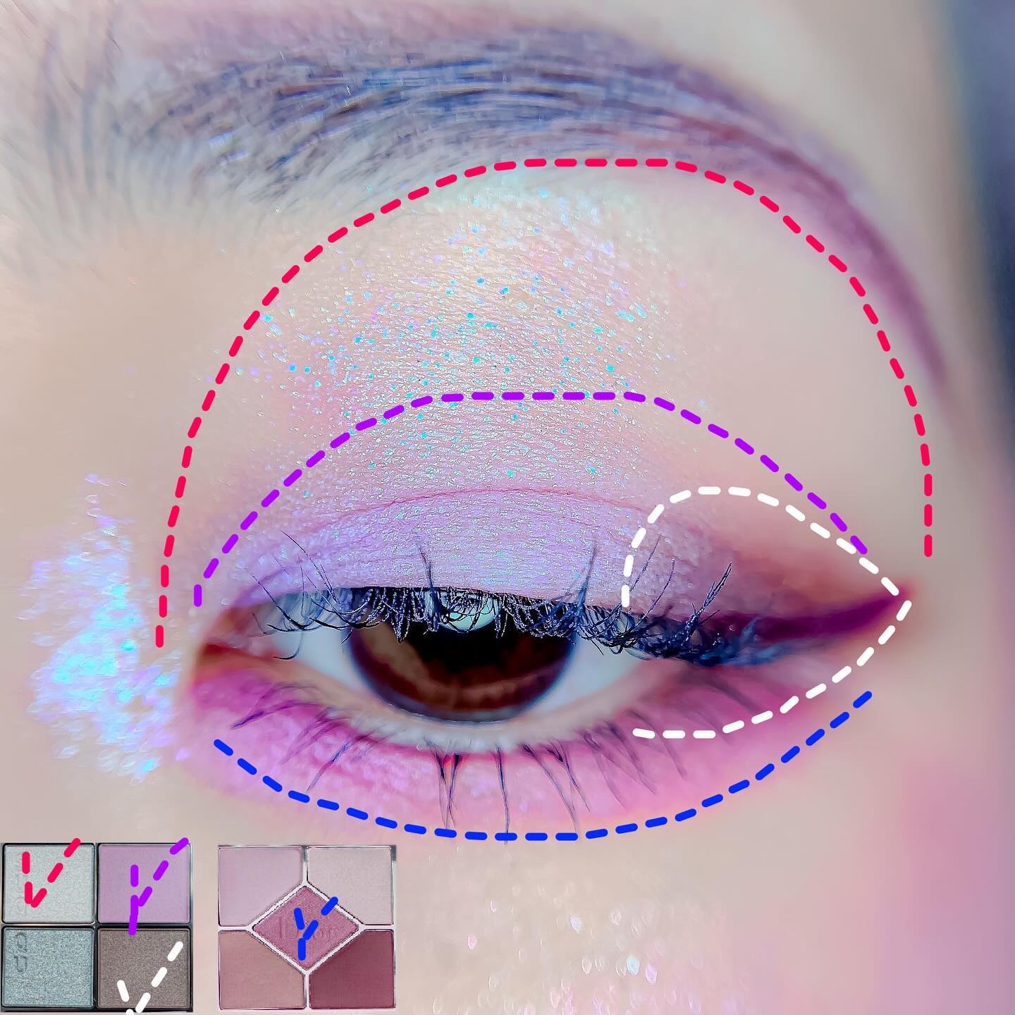 シークレットシェイプパレット/LUNASOL/パウダーチークを使ったクチコミ（2枚目）