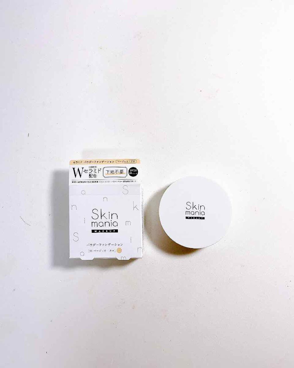 セラミド パウダーファンデーション/Skin mania/パウダーファンデーションを使ったクチコミ(4枚目)