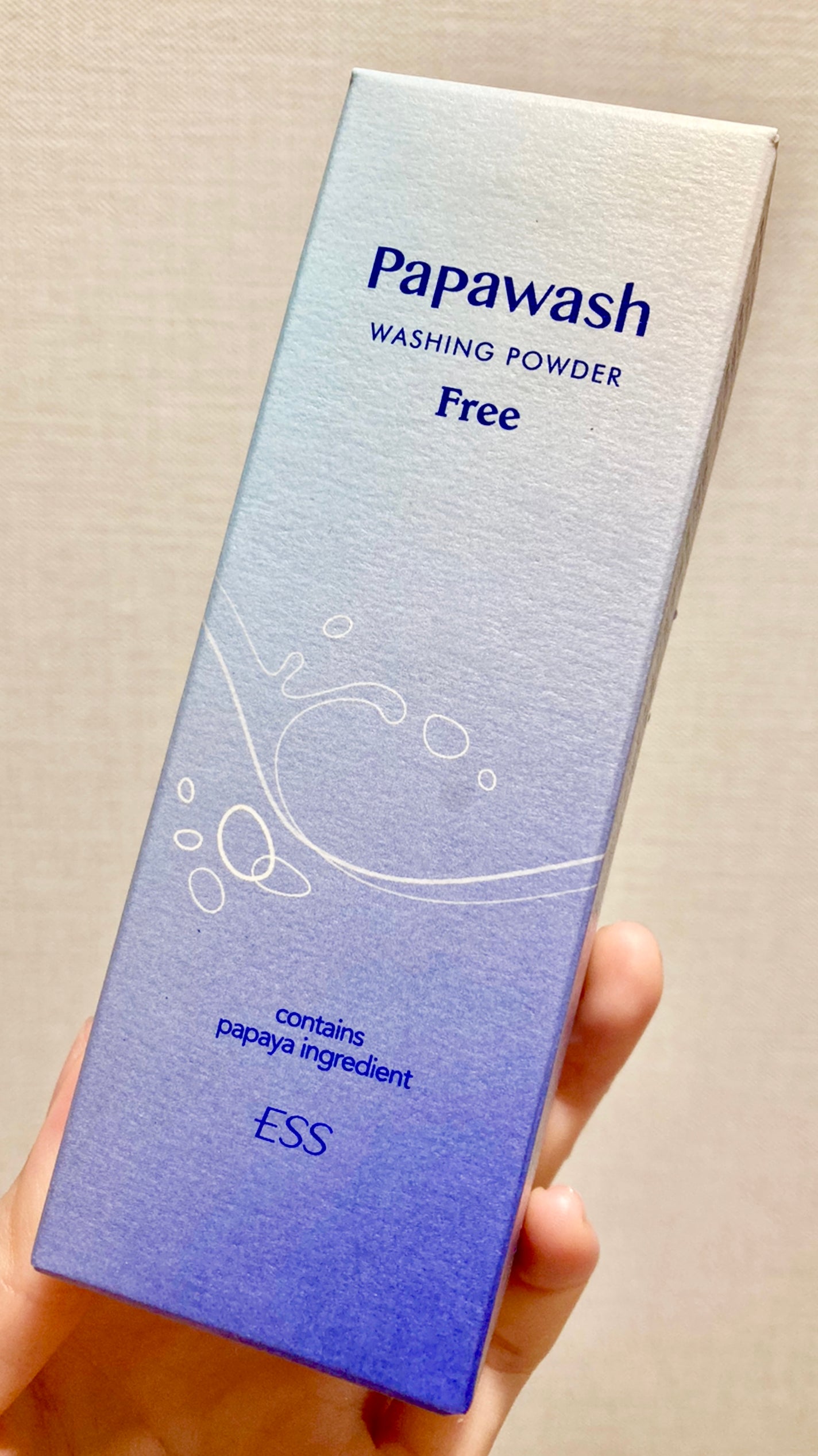 パパウォッシュフリー/ESS/洗顔パウダーを使ったクチコミ(1枚目)