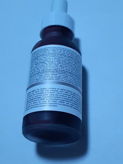 AHA 30% + BHA 2% Peeling Solution/The Ordinary/ピーリングを使ったクチコミ(7枚目)