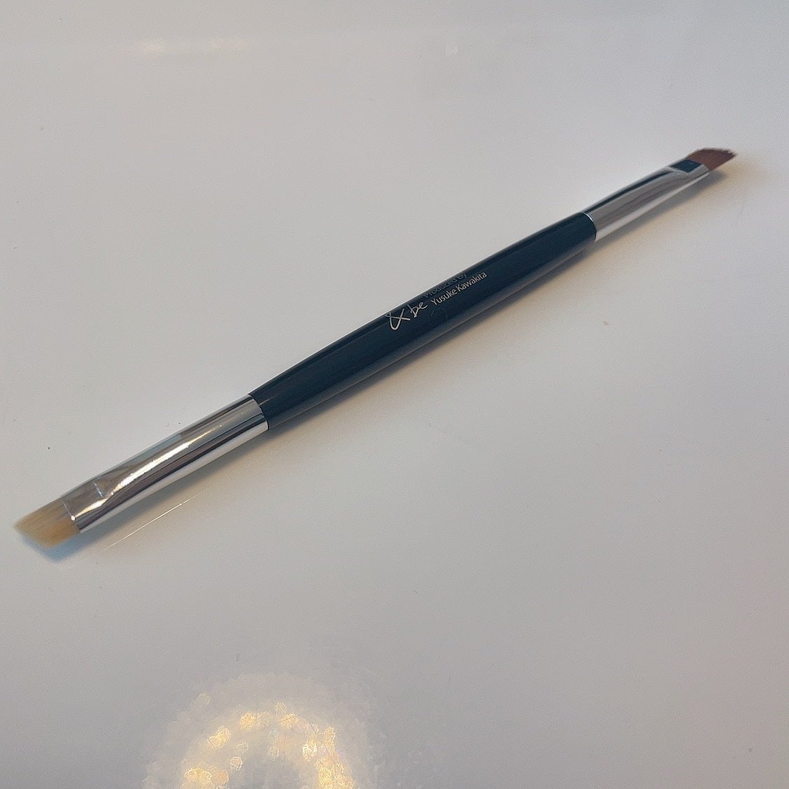 ダブルエンドアイブロウブラシ熊野筆/&be/メイクブラシを使ったクチコミ(1枚目)