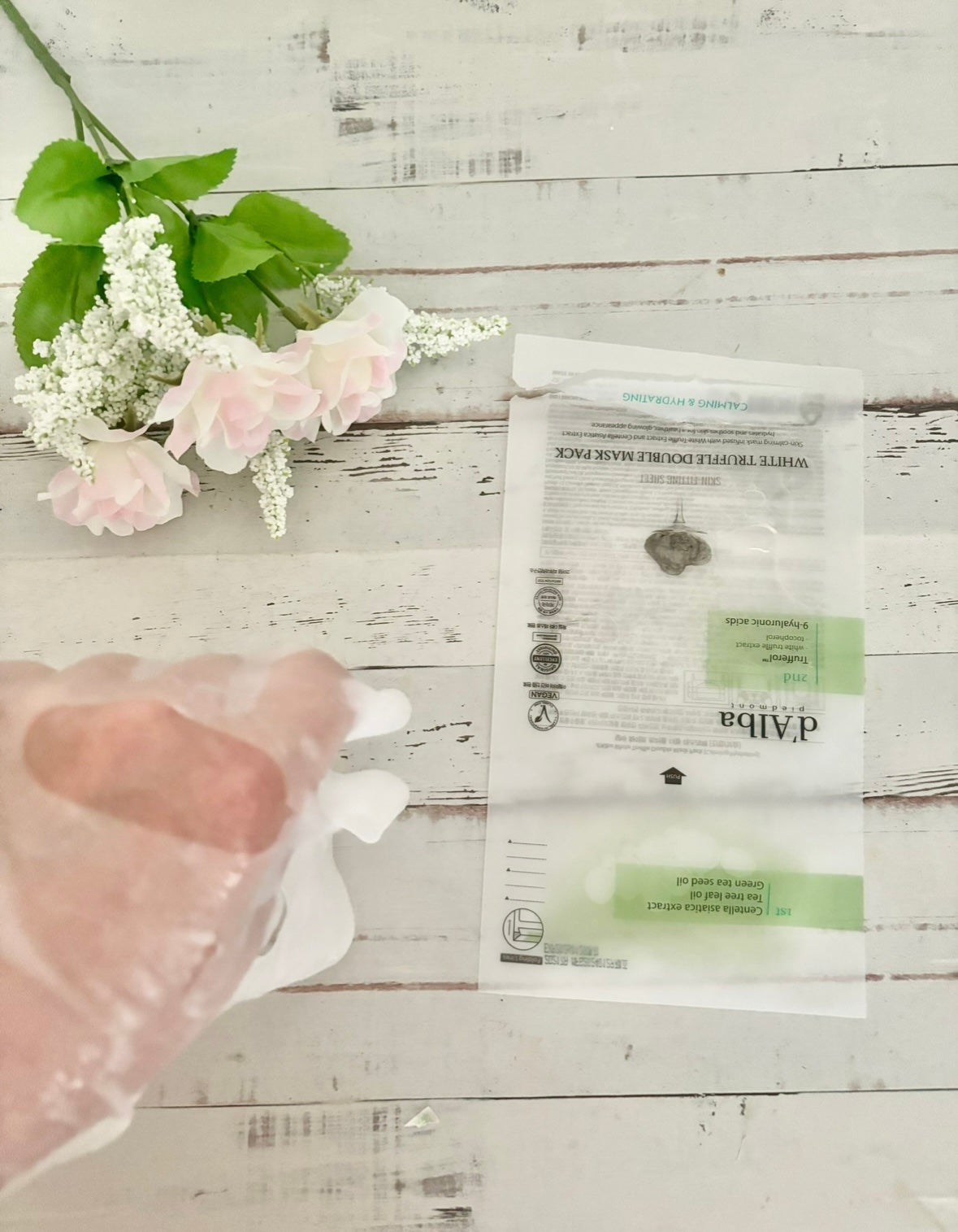 ホワイトトリュフダブルマスクパック(鎮静/保湿) /ダルバ/シートマスク・パックを使ったクチコミ(2枚目)