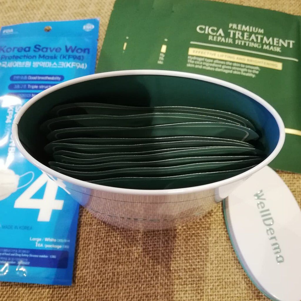 ティーツリーハーブシカマスクパック/WellDerma/シートマスク・パックを使ったクチコミ（2枚目）