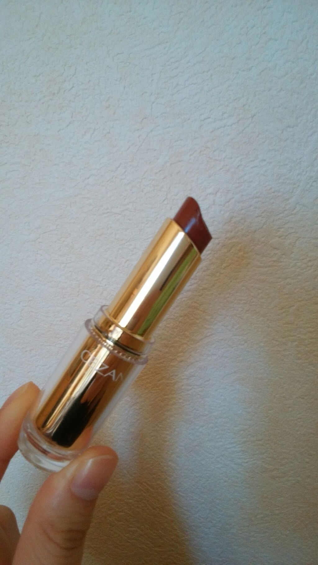 ラスティンググロスリップ/CEZANNE/口紅を使ったクチコミ（2枚目）