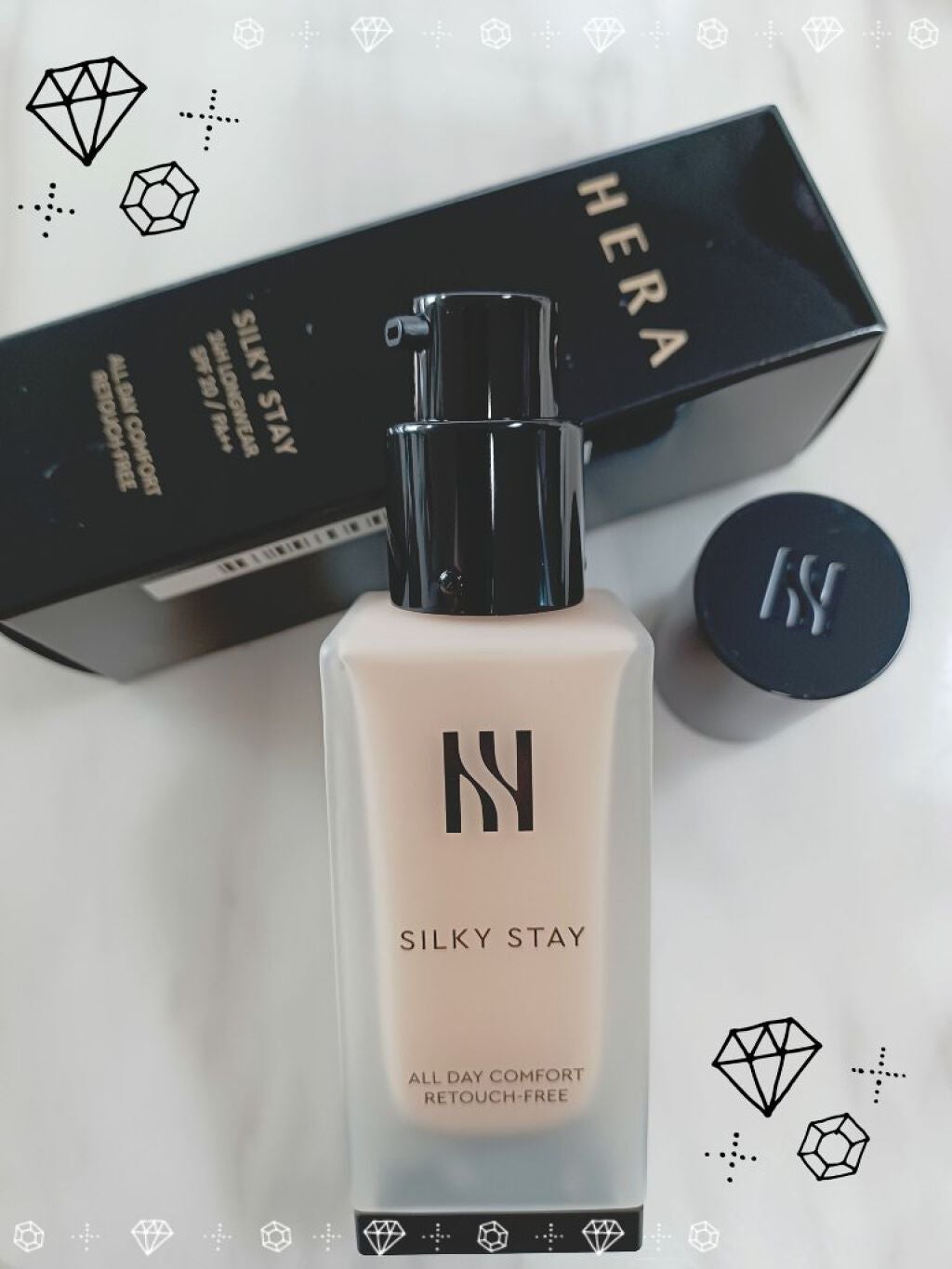 シルキーステイファンデーション/HERA/リキッドファンデーションを使ったクチコミ(1枚目)