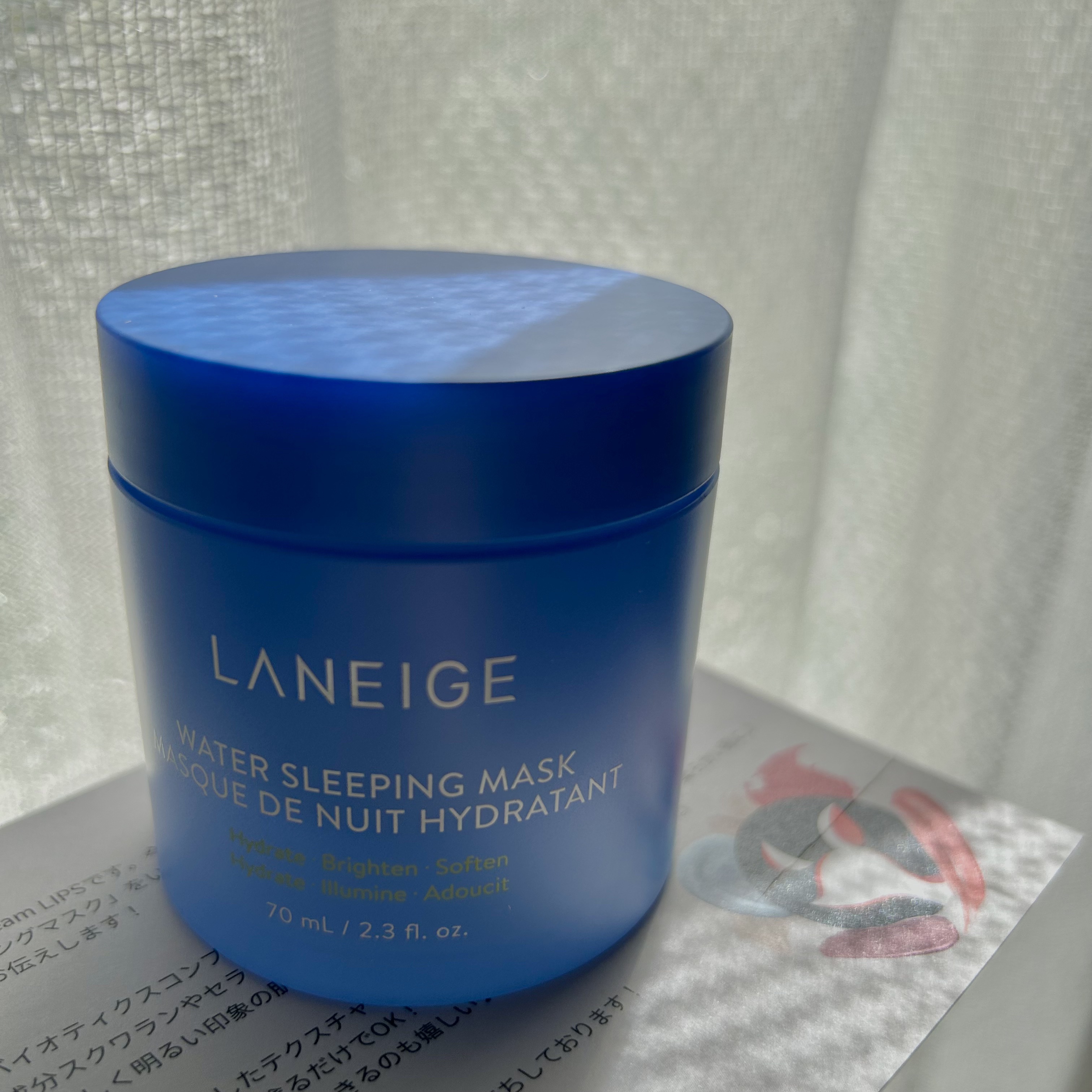 シカスリーピングマスク/LANEIGE/フェイスクリームを使ったクチコミ（2枚目）