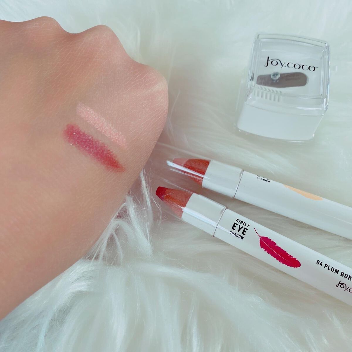 ジョイココ エアリーアイシャドウ/Joy.coco(ジョイココ)/単色アイシャドウを使ったクチコミ(2枚目)