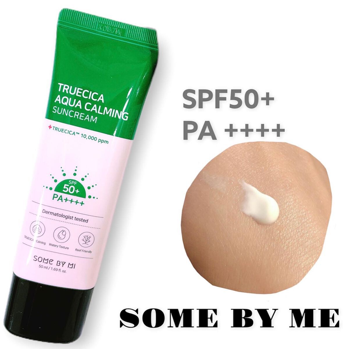 TRUECICA アクアカーミング日焼け止め/SOME BY MI/日焼け止めクリームを使ったクチコミ（3枚目）