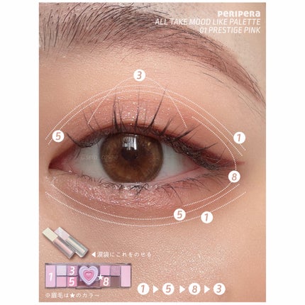 オールテイクムードライクパレット/PERIPERA/アイシャドウパレットを使ったクチコミ(2枚目)
