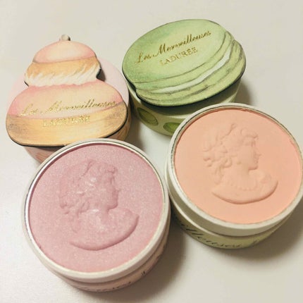 ミニ プレスト チークカラー/レ・メルヴェイユーズ ラデュレ/パウダーチークを使ったクチコミ(3枚目)