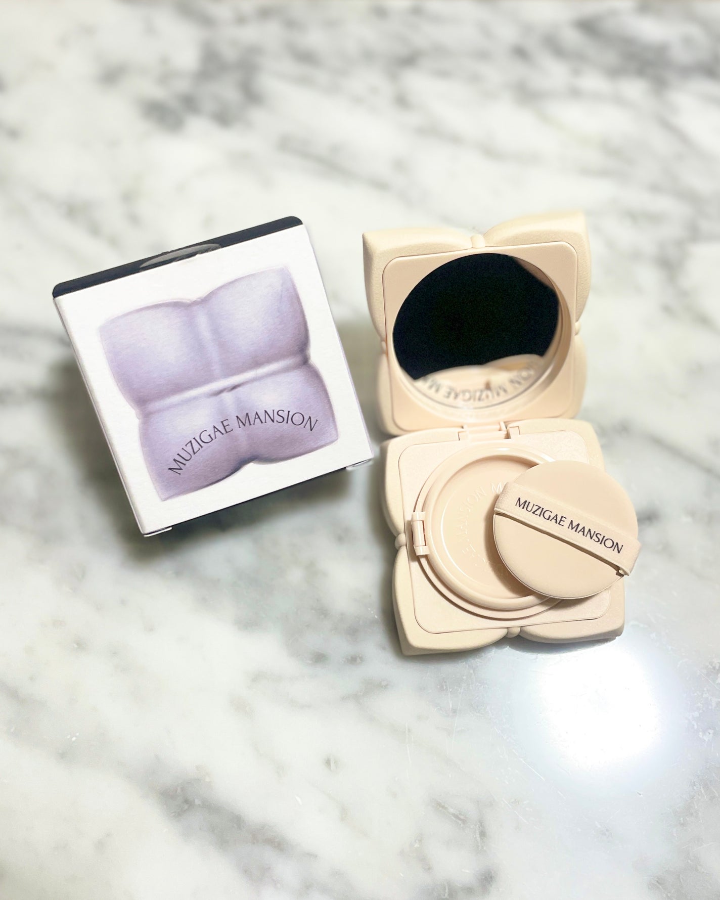 スリックウォータークッション/MUZIGAE MANSION/クッションファンデーションを使ったクチコミ(3枚目)