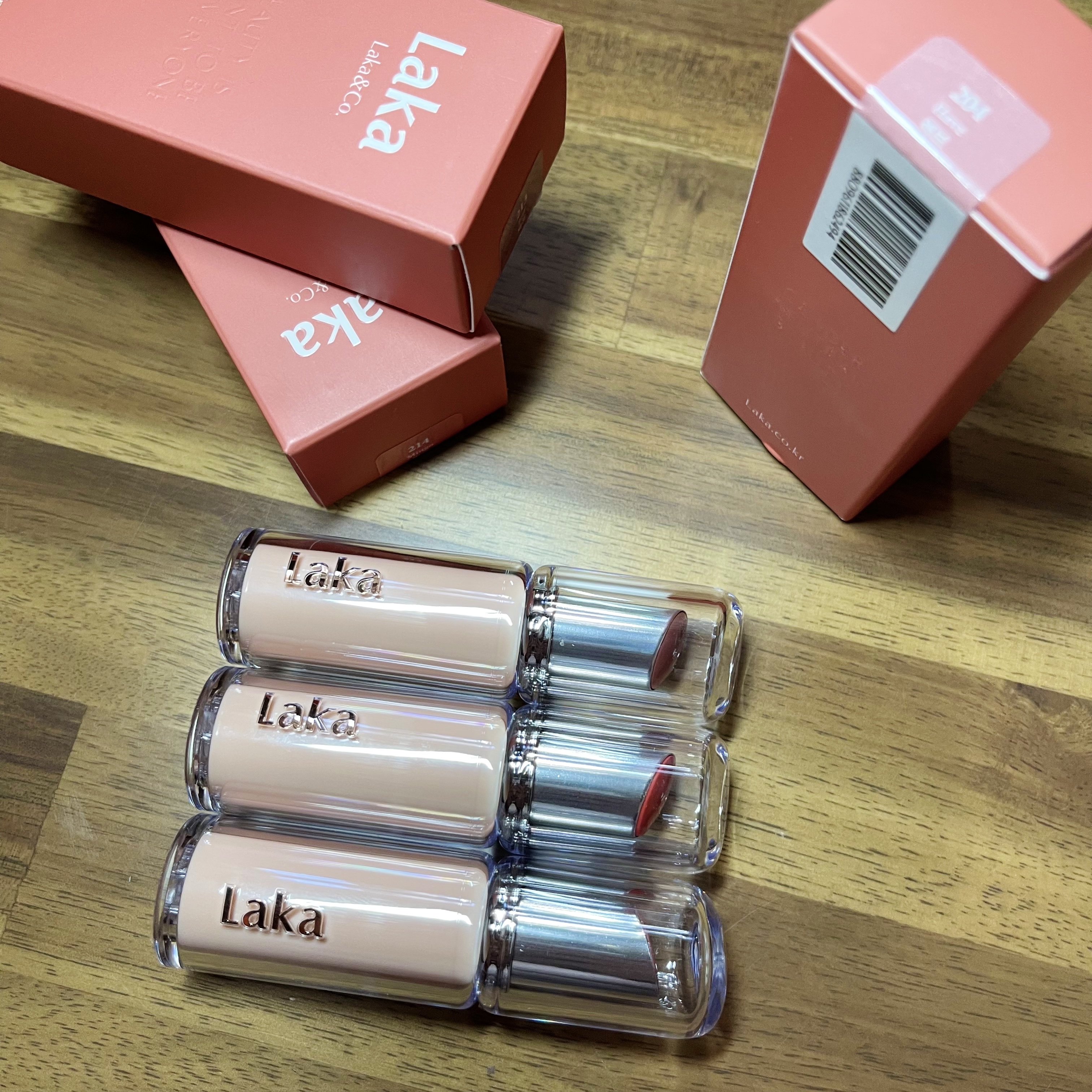 ボンディンググロウリップスティック/Laka/口紅を使ったクチコミ（1枚目）