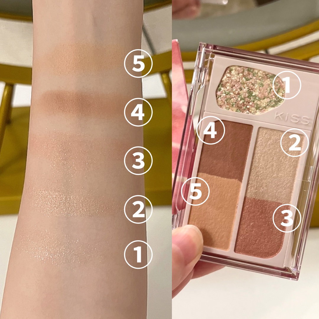 カクテルデイズ/KiSS/アイシャドウパレットを使ったクチコミ（2枚目）