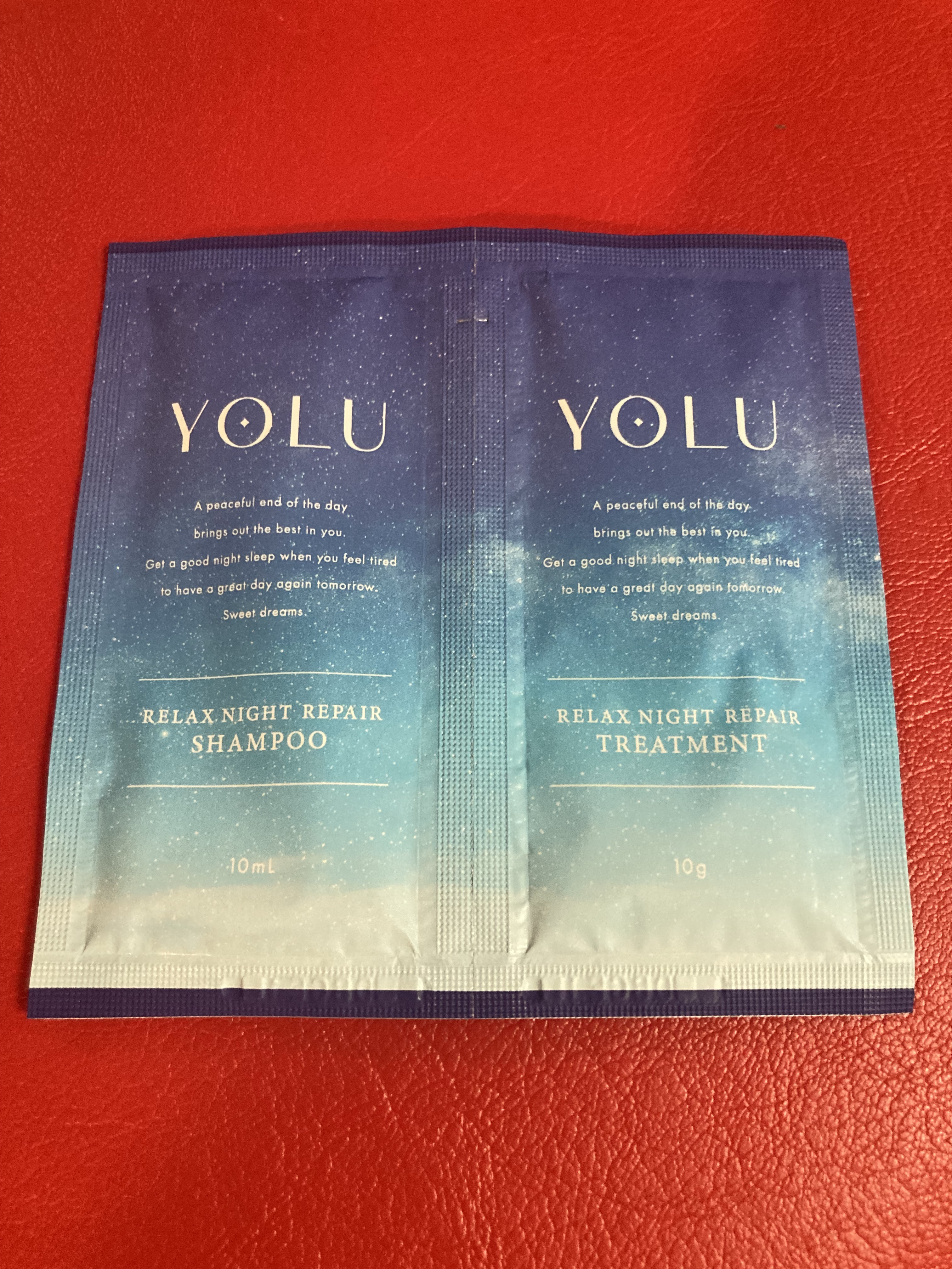 カームナイトリペアシャンプー／トリートメント/YOLU/市販シャンプーを使ったクチコミ（1枚目）