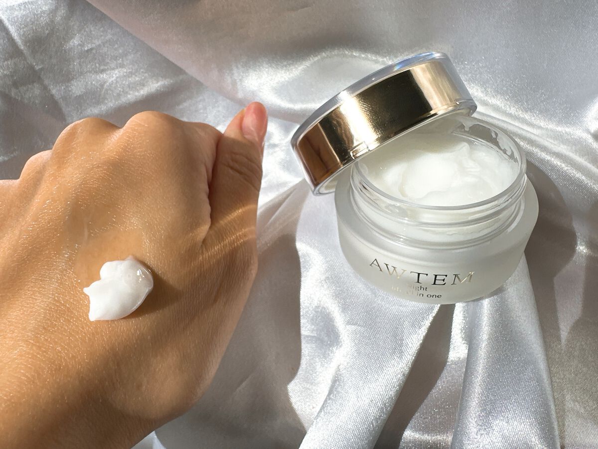 ナイトリフトオールインワン(夜⽤ジェルクリーム)/AWTEM/オールインワン化粧品を使ったクチコミ(4枚目)