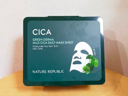 グリーンダーマCICA デイリーシートマスク/ネイチャーリパブリック/シートマスク・パックを使ったクチコミ(1枚目)