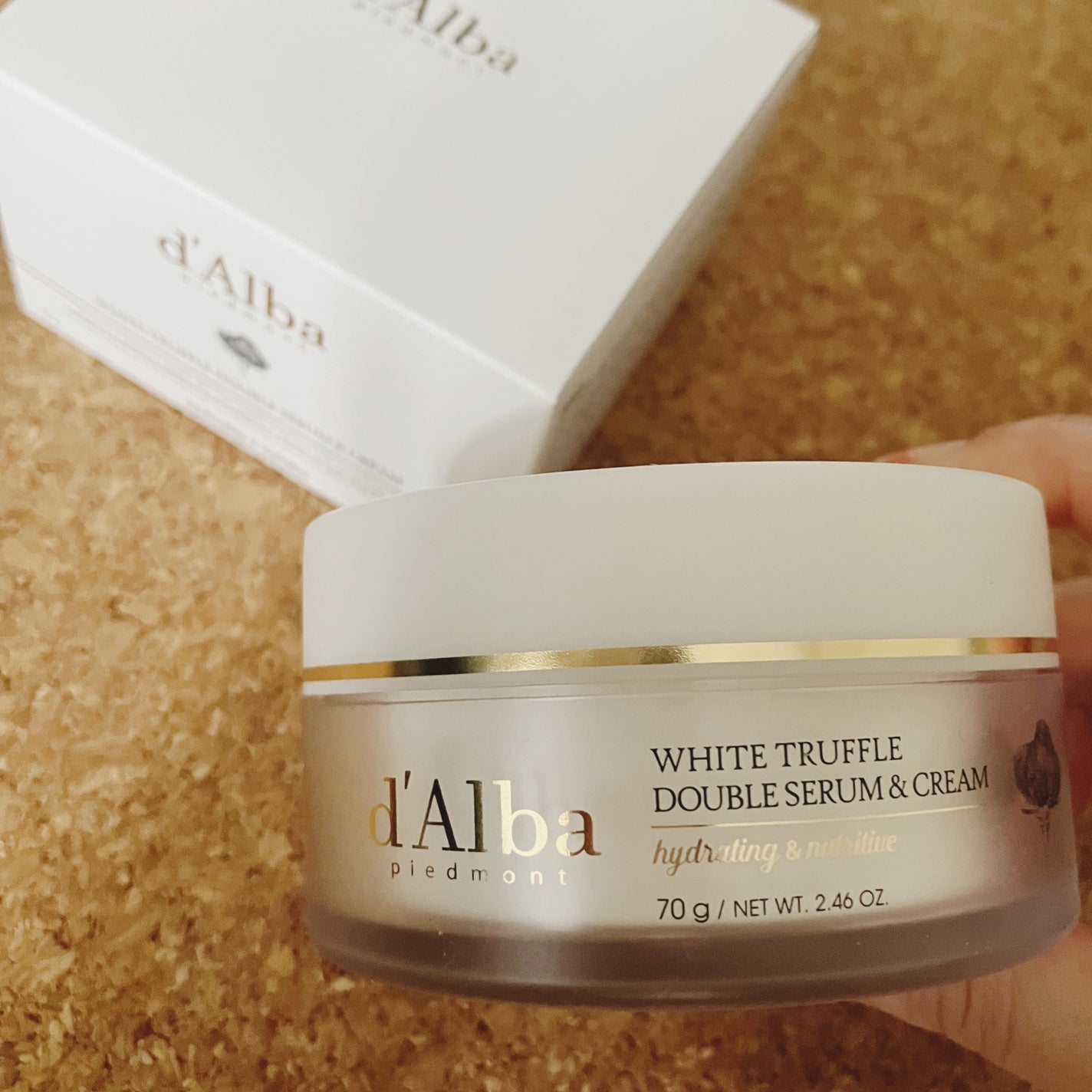 ホワイトトリュフダブルセラムアンドクリーム/ダルバ/フェイスクリームを使ったクチコミ(3枚目)