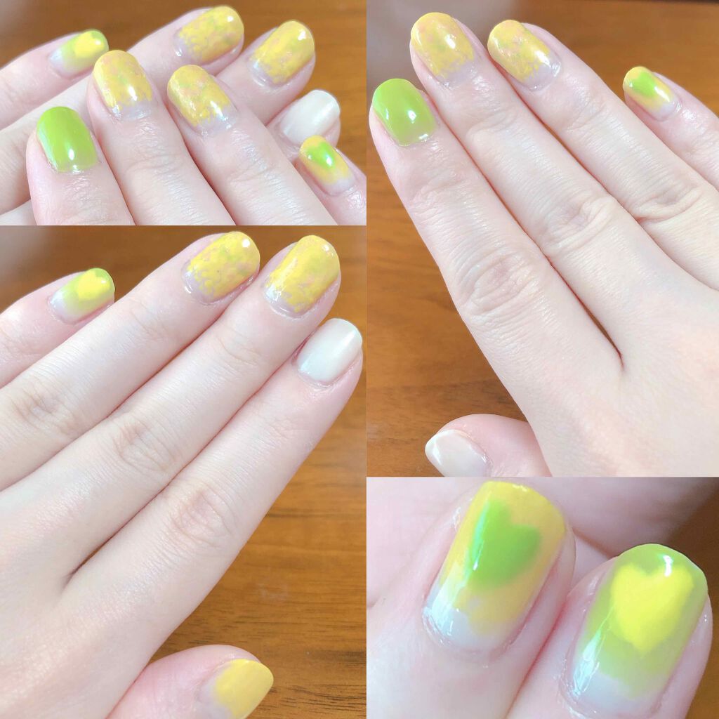 カラフルネイルズ/キャンメイク/マニキュアを使ったクチコミ(2枚目)