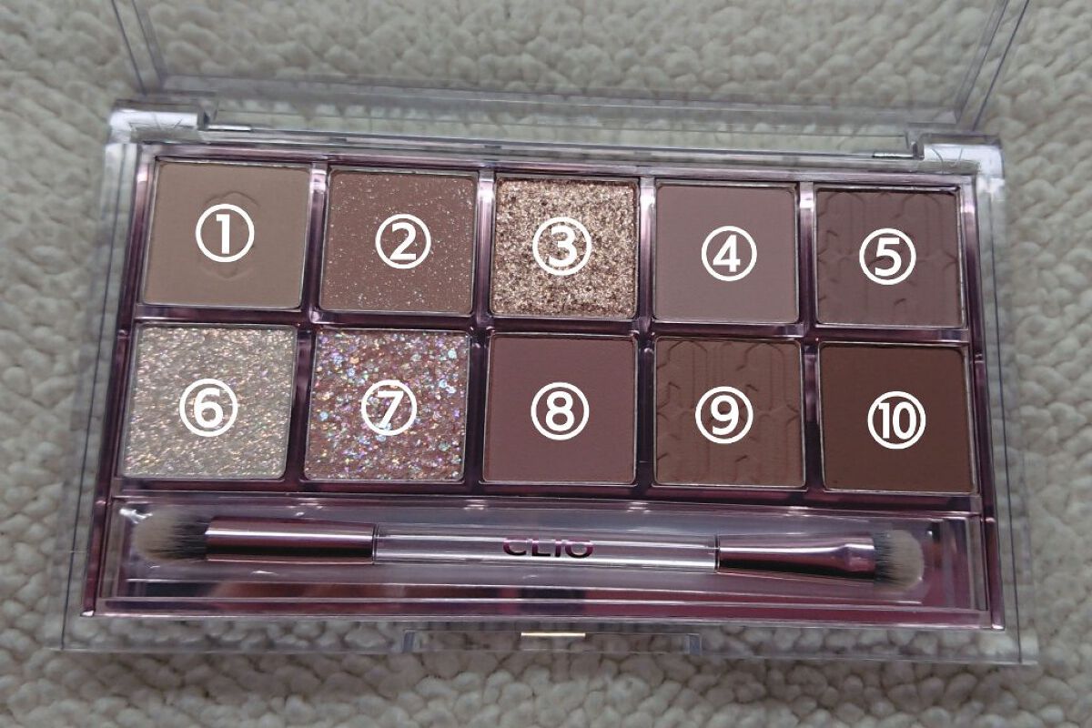プロ アイ パレット/CLIO/アイシャドウパレットを使ったクチコミ（3枚目）