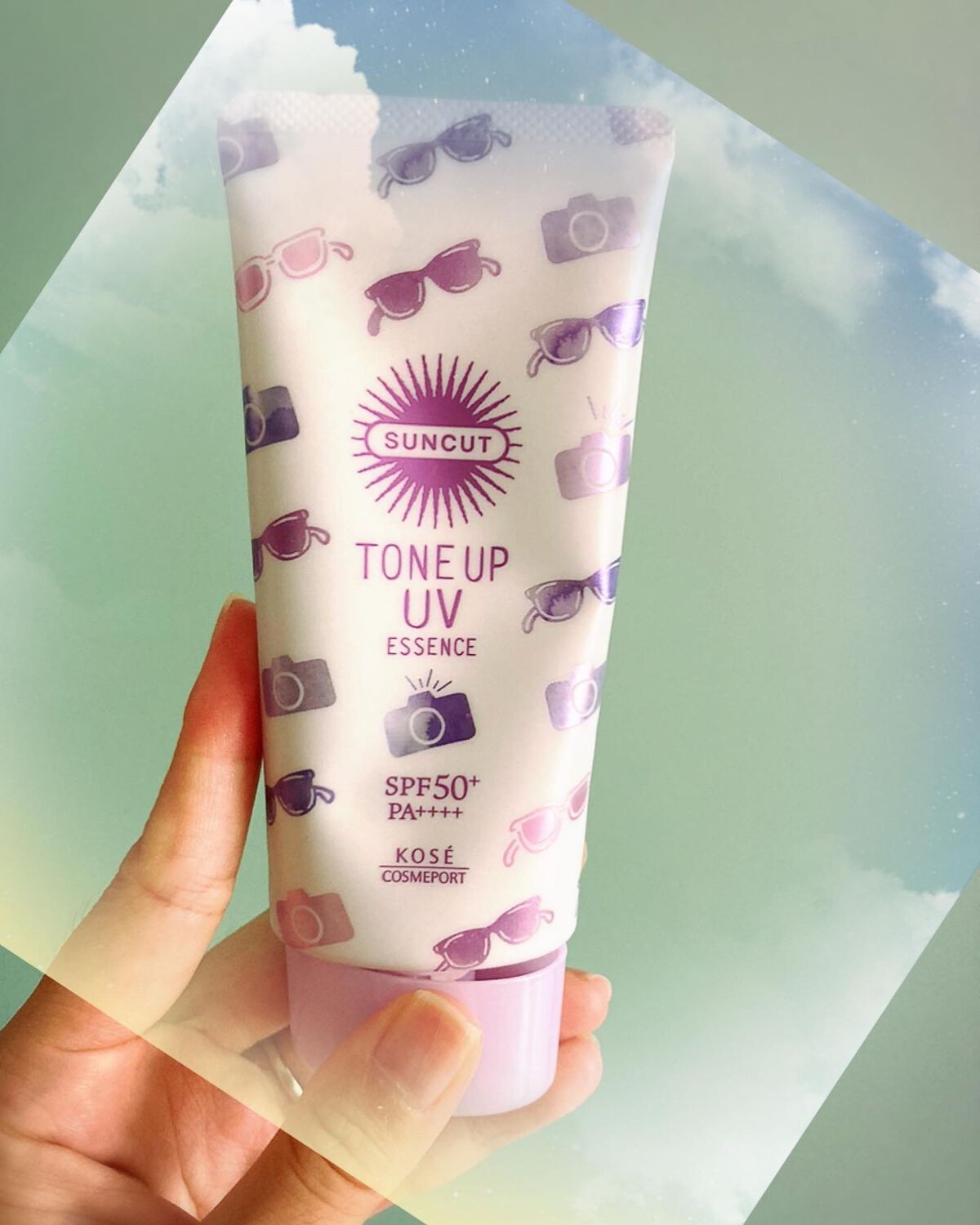 トーンアップUV エッセンス/サンカット®/日焼け止めローションを使ったクチコミ（1枚目）