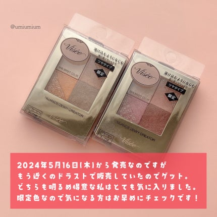 ニュアンス デューイ クリエイター/Visée/アイシャドウパレットを使ったクチコミ(6枚目)