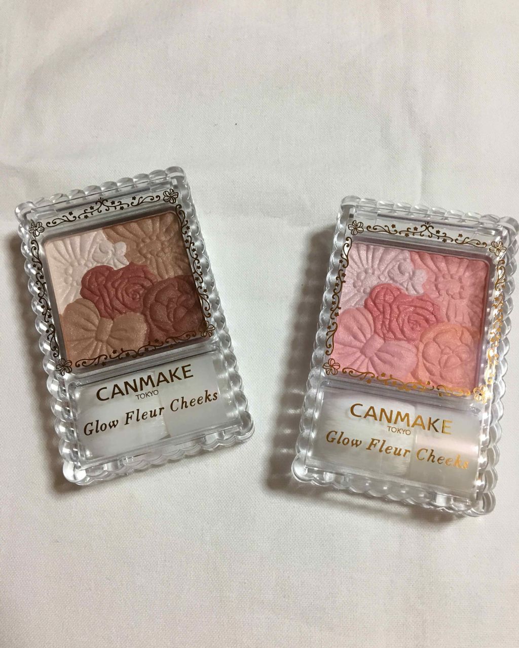 グロウフルールチークス/キャンメイク/パウダーチークを使ったクチコミ(1枚目)