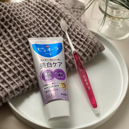 薬用ピュオーラ 美白ケア ハミガキ/ピュオーラ/歯磨き粉を使ったクチコミ(2枚目)