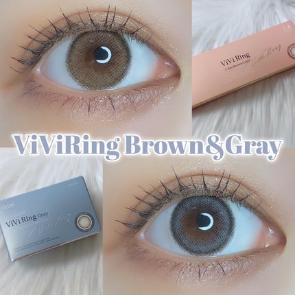 ViVi Ring 1Month/OLENS/カラーコンタクトレンズを使ったクチコミ(1枚目)