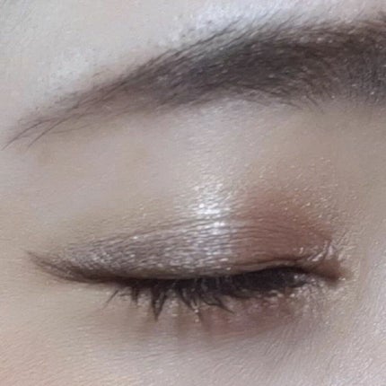 セルヴォーク ヴォランタリー アイズ EX04 ダスティゴールド/Celvoke/単色アイシャドウを使ったクチコミ(2枚目)