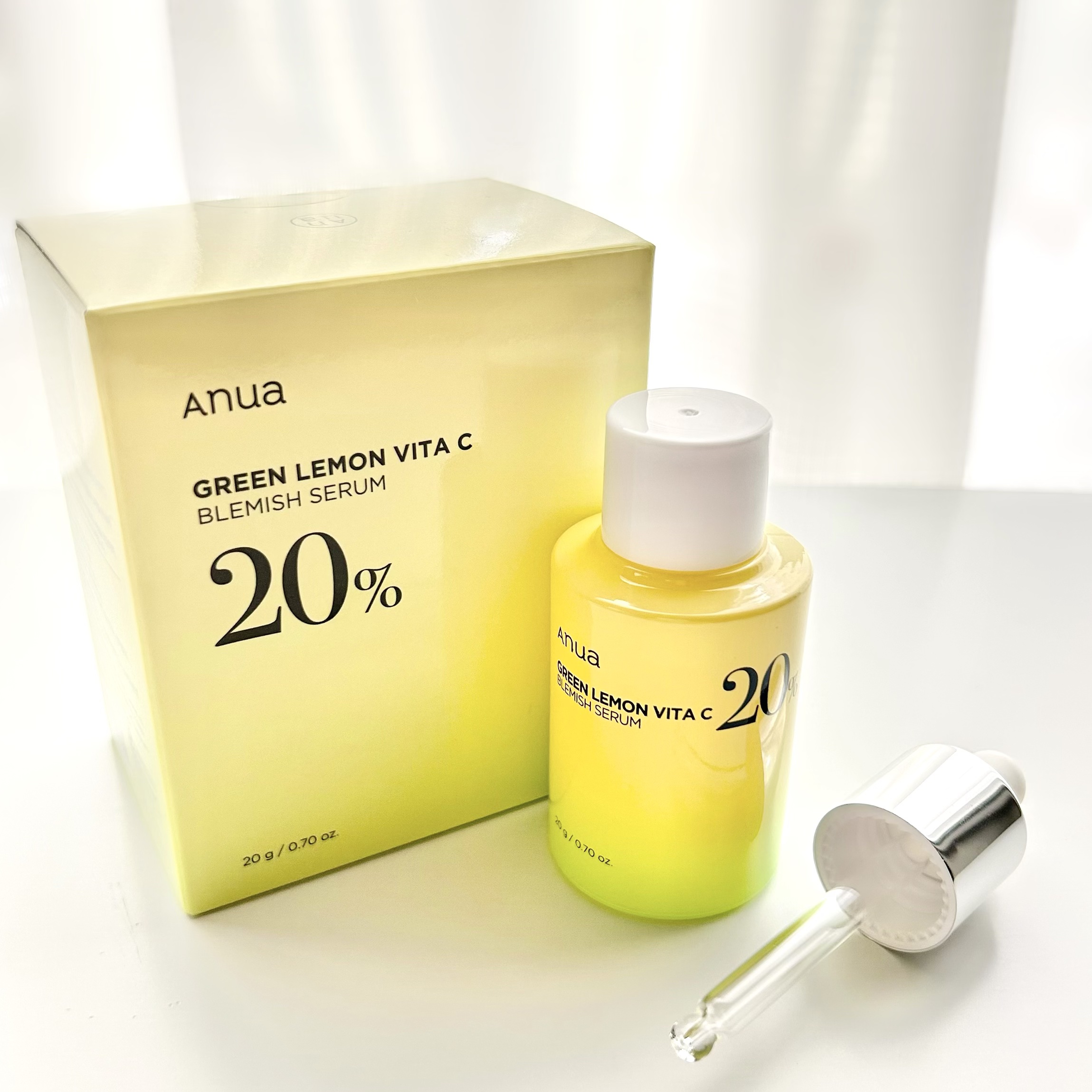 グリーンレモン ピュアビタC セラム/Anua/美容液を使ったクチコミ（1枚目）