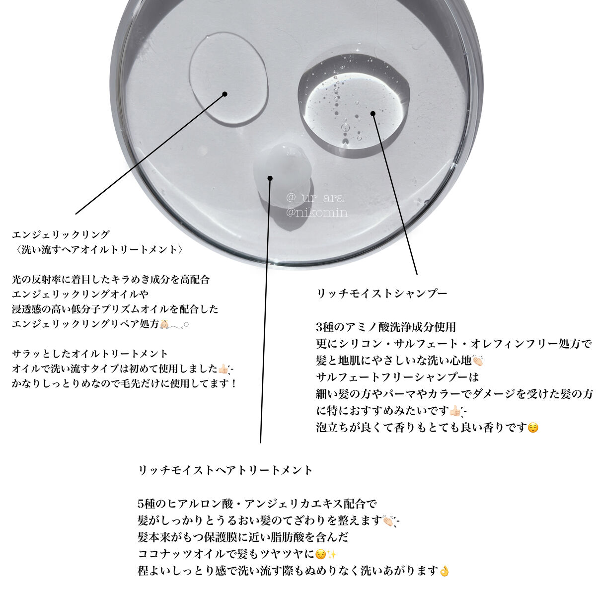 リッチモイスト シャンプー/ヘアトリートメント/キラージュ/市販シャンプーを使ったクチコミ（2枚目）