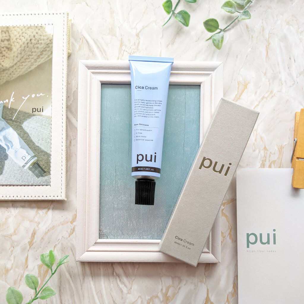 cica cream/PUI/フェイスクリームを使ったクチコミ（2枚目）