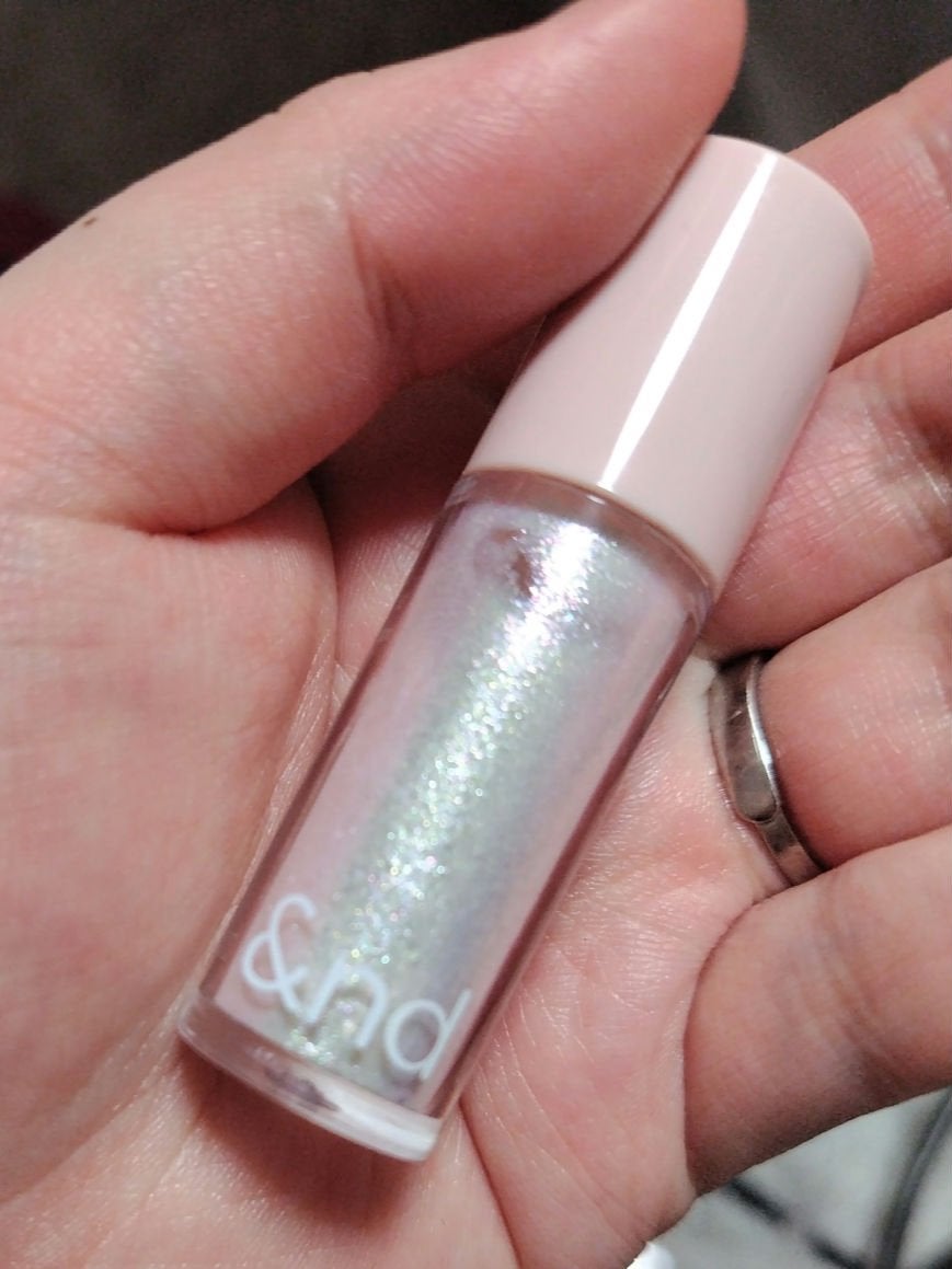 アンドバイロムアンド グラッシーアイグリッター/&nd by rom&nd/グリッターを使ったクチコミ(2枚目)