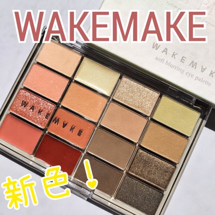 ソフトブラーリングアイパレット/wakemake/アイシャドウパレットを使ったクチコミ(2枚目)