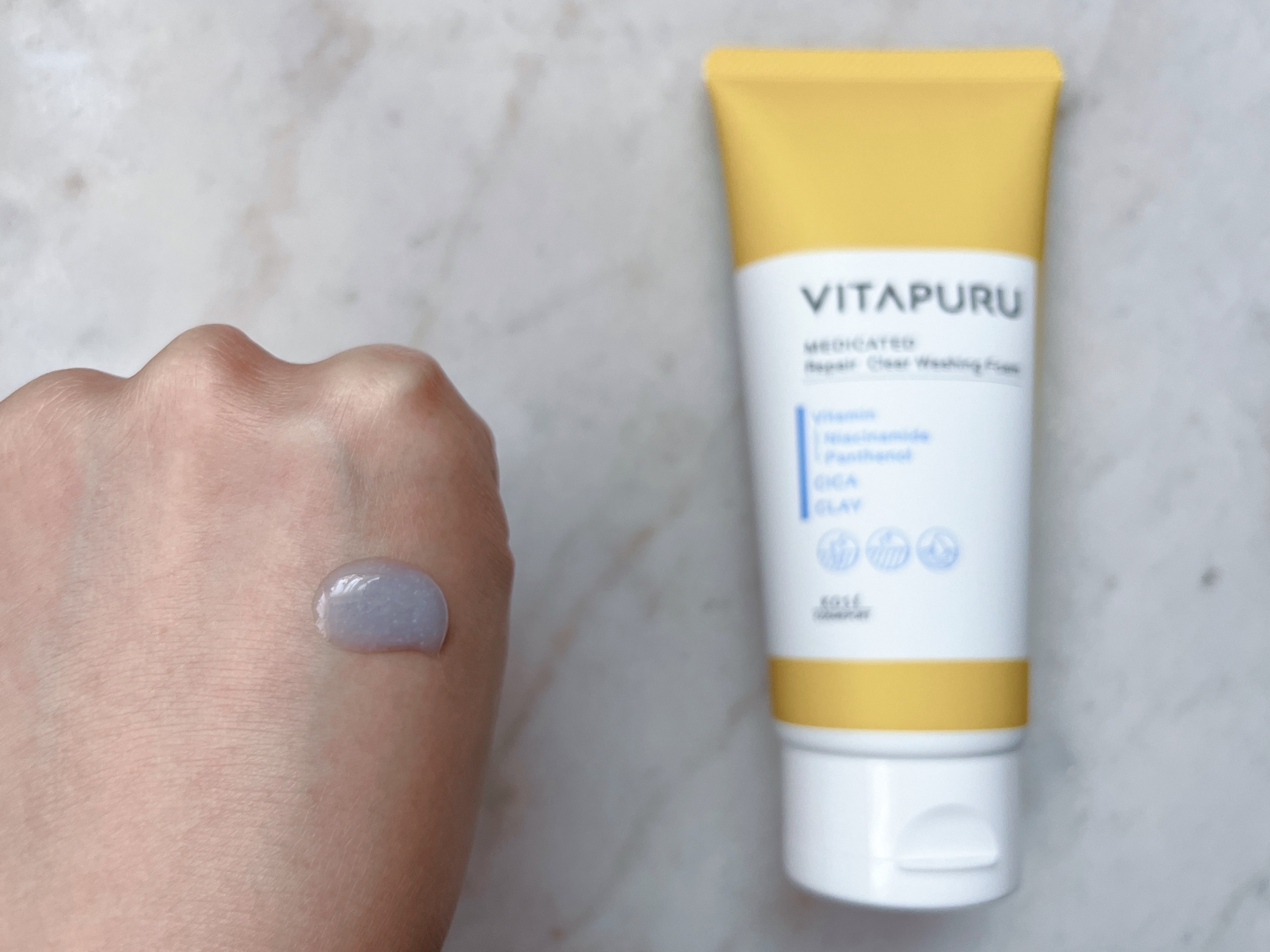 ビタプル リペア クリアウォッシングフォーム/VITAPURU/洗顔フォームを使ったクチコミ（2枚目）