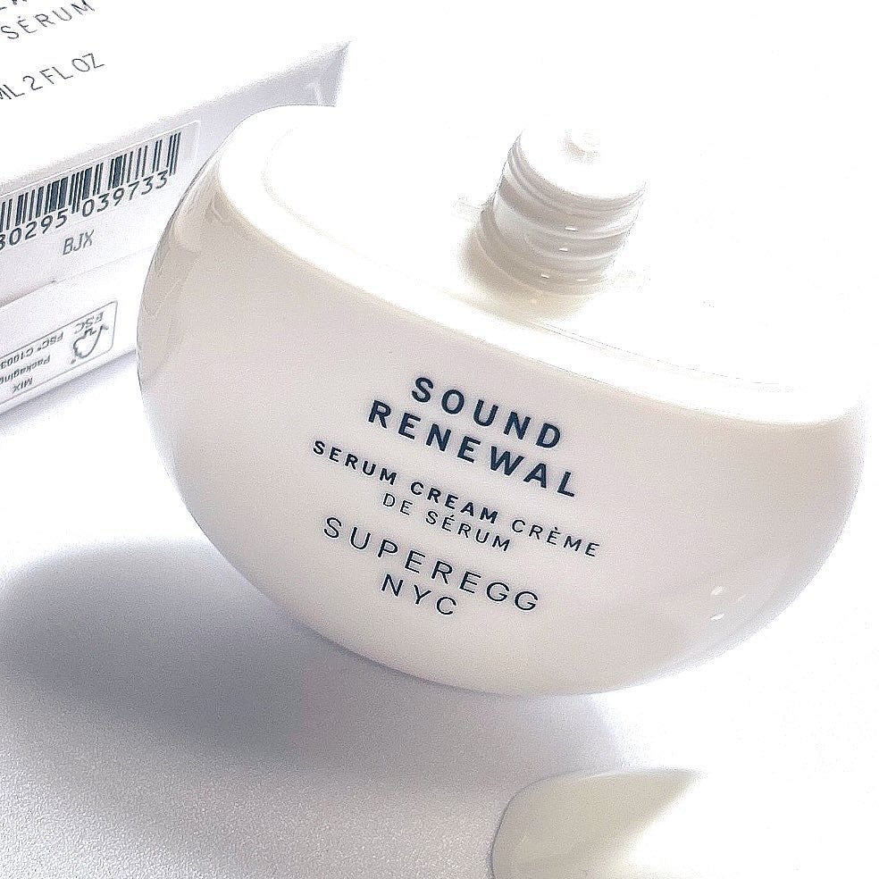 サウンド リニューアル セラムクリーム/SUPEREGG /フェイスクリームを使ったクチコミ(2枚目)