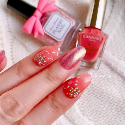 カラフルネイルズ/キャンメイク/マニキュアを使ったクチコミ(9枚目)