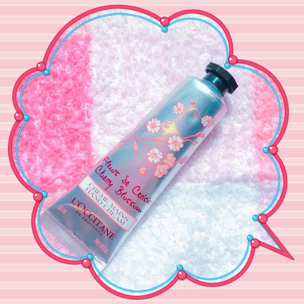 チェリーブロッサム ソフトハンドクリーム/L'OCCITANE/ハンドクリームを使ったクチコミ(1枚目)