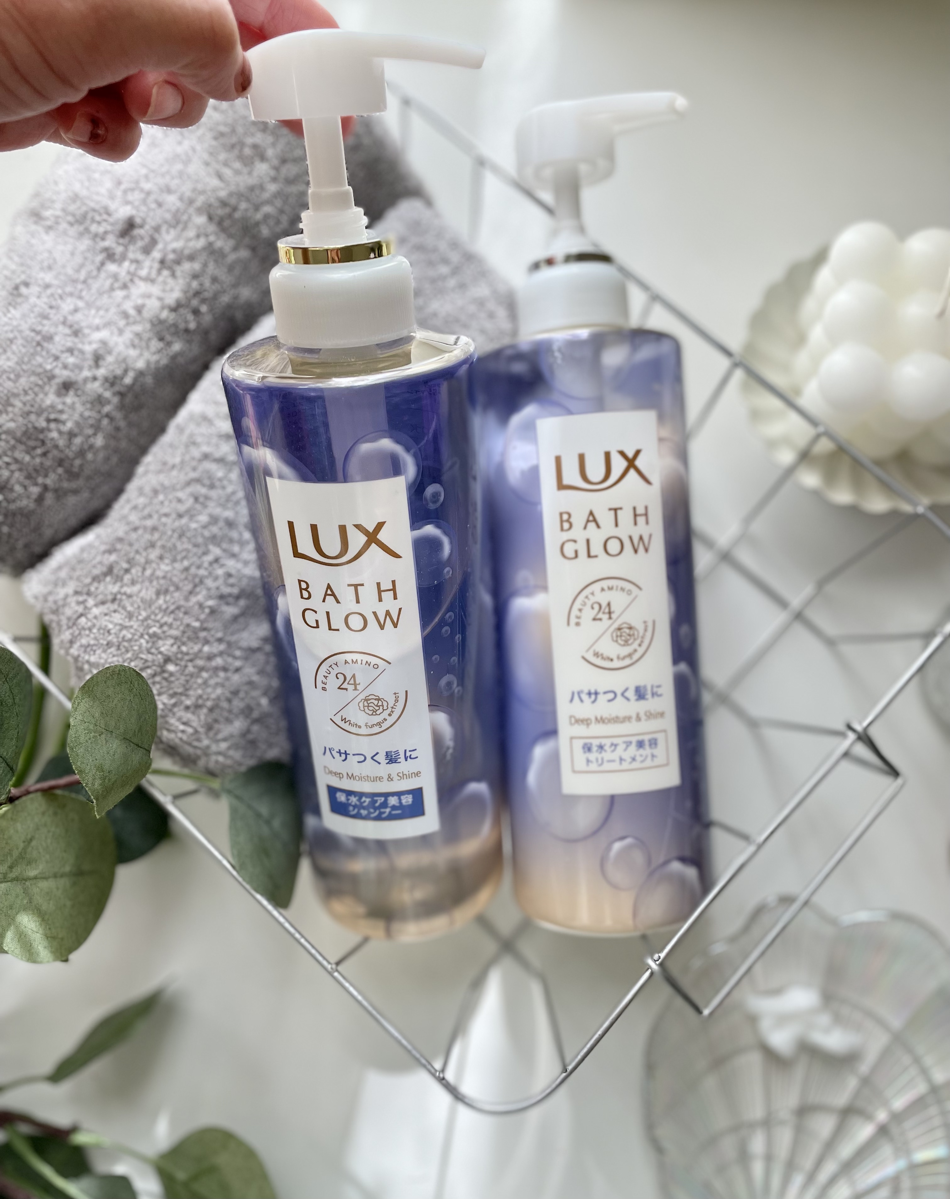 バスグロウ ディープモイスチャー&シャイン シャンプー/トリートメント/LUX/市販シャンプーを使ったクチコミ（3枚目）