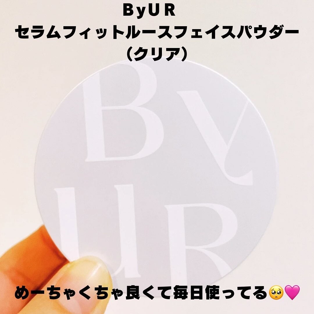 セラムフィット ルースフェイスパウダー/ByUR/ルースパウダーを使ったクチコミ(1枚目)