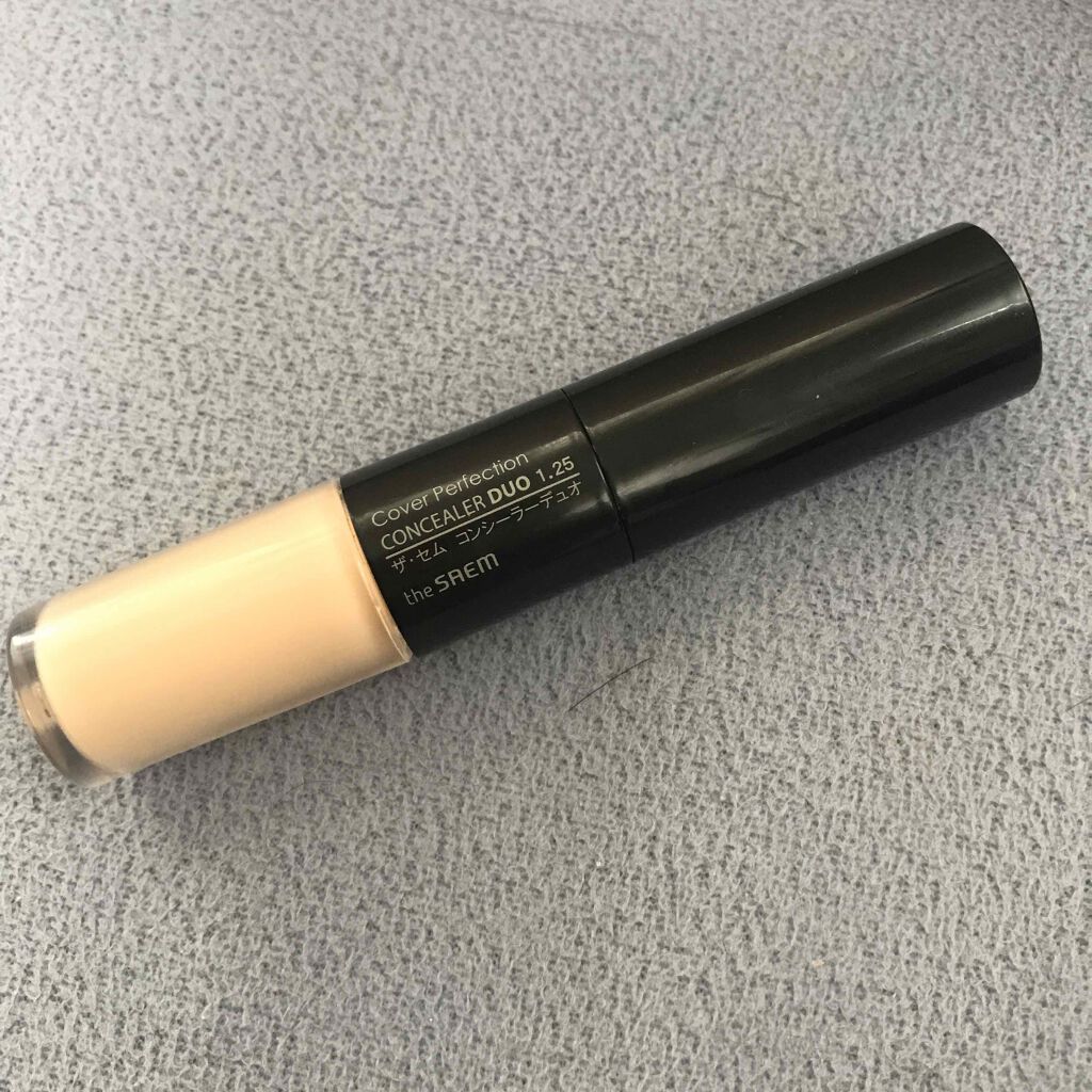カバーパーフェクション アイディールコンシーラー デュオ/the SAEM/スティックコンシーラーを使ったクチコミ(1枚目)