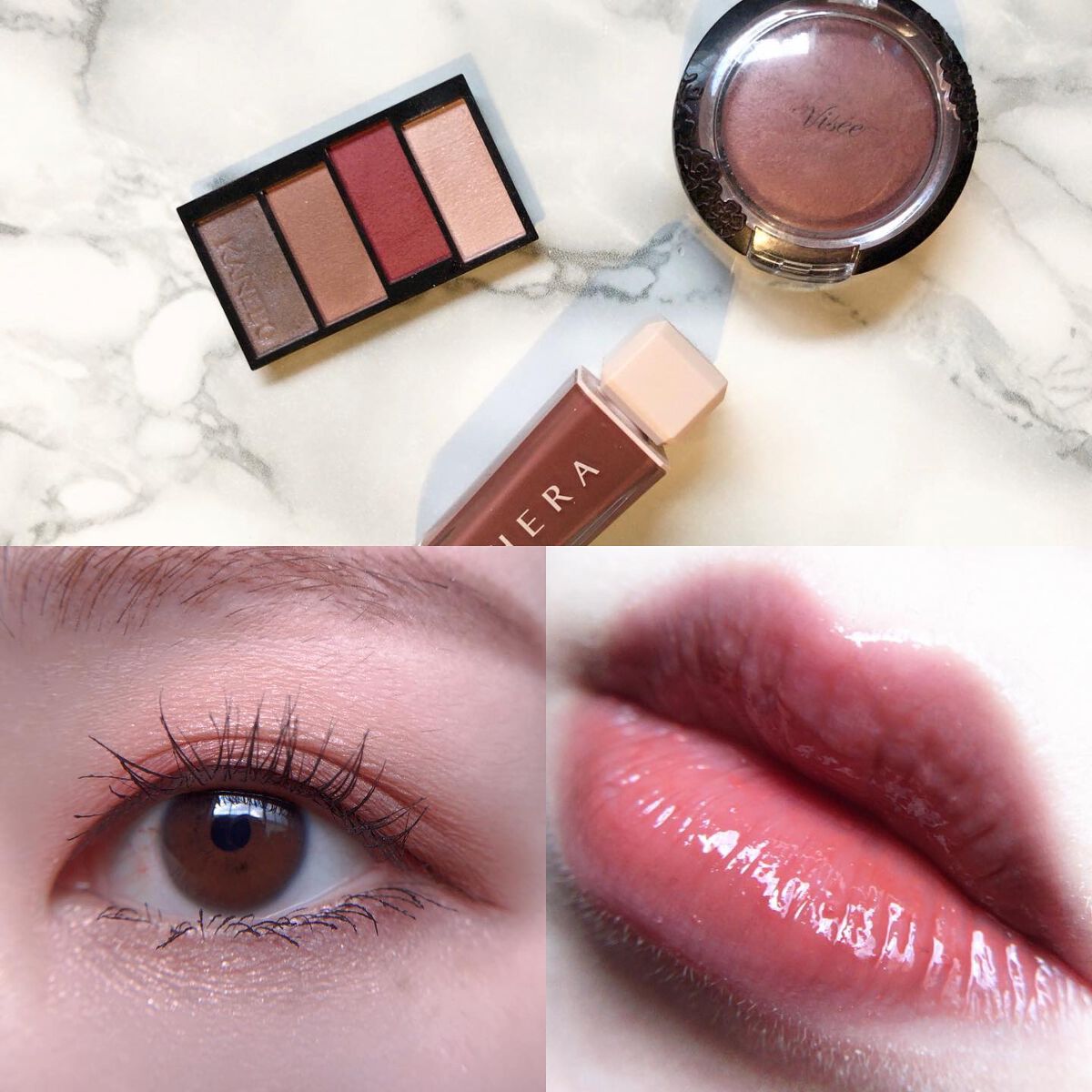 あゆみ on LIPS 「・\#todaysmake/・アイシャドウ☑#KANEBOno..」(1枚目)