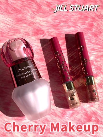 ジルスチュアート イルミネイティング セラムプライマー 02 EX cherry aurora lavender <ミッドナイトチェリー>(限定色)/JILL STUART/化粧下地を使ったクチコミ(1枚目)