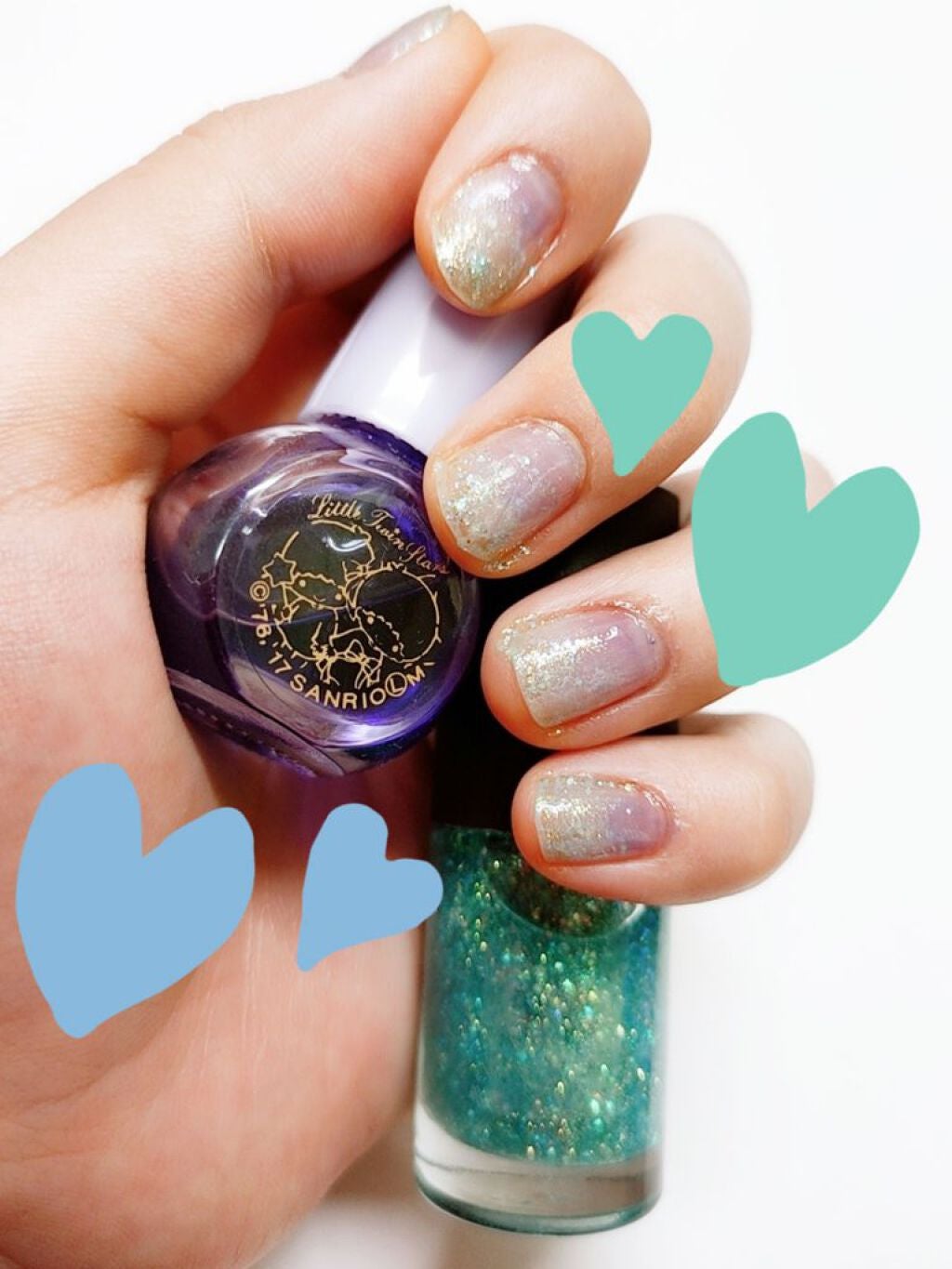 サンリオネイル/DAISO/マニキュアを使ったクチコミ(2枚目)