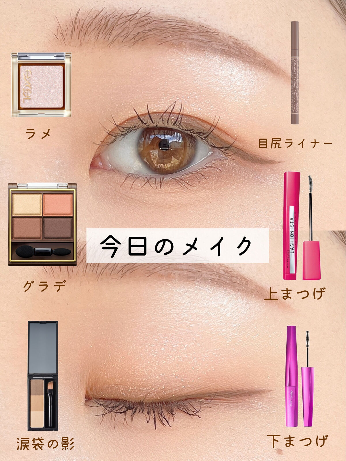 アイプランナー/excel/単色アイシャドウを使ったクチコミ（1枚目）