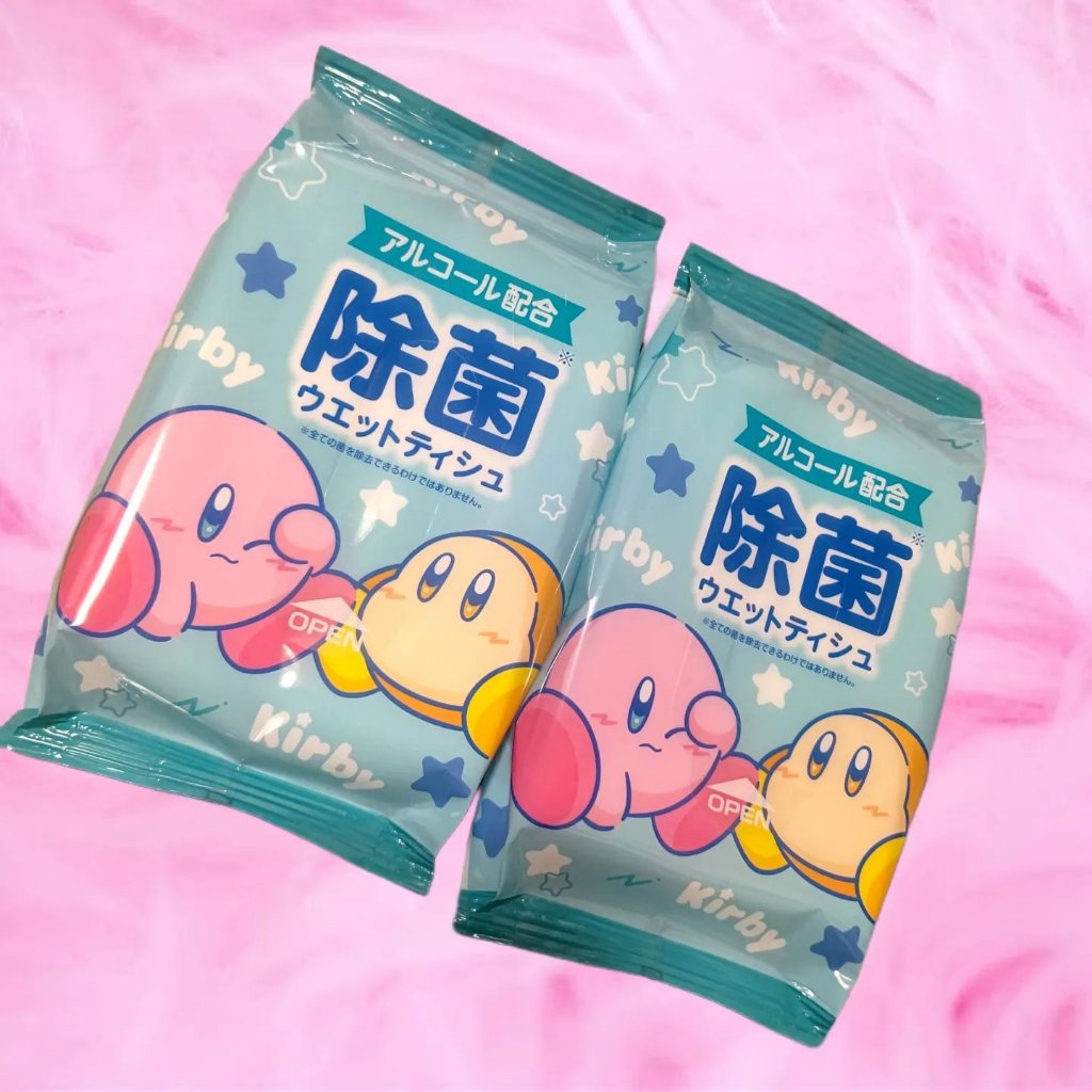 セリア 除菌ウェットティッシュのクチコミ「セリアのリピート品です♪⁡
カービィ可愛すぎる♡⁡
⁡車で使う用に購入してます。⁡
⁡ちょっと.....」（1枚目）
